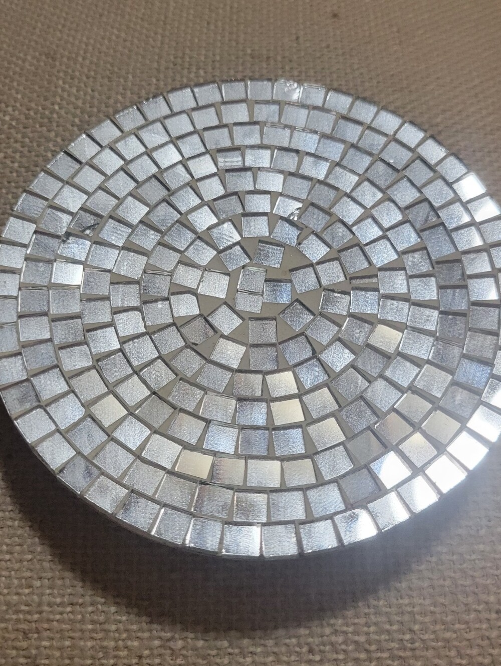 Mosaic Trinket/candle Dish 4x4